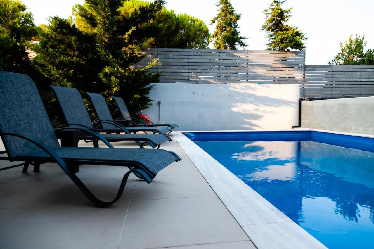 Seaview Pool Villa Near Beach And Athens Airport Pórto Ráfti Kültér fotó