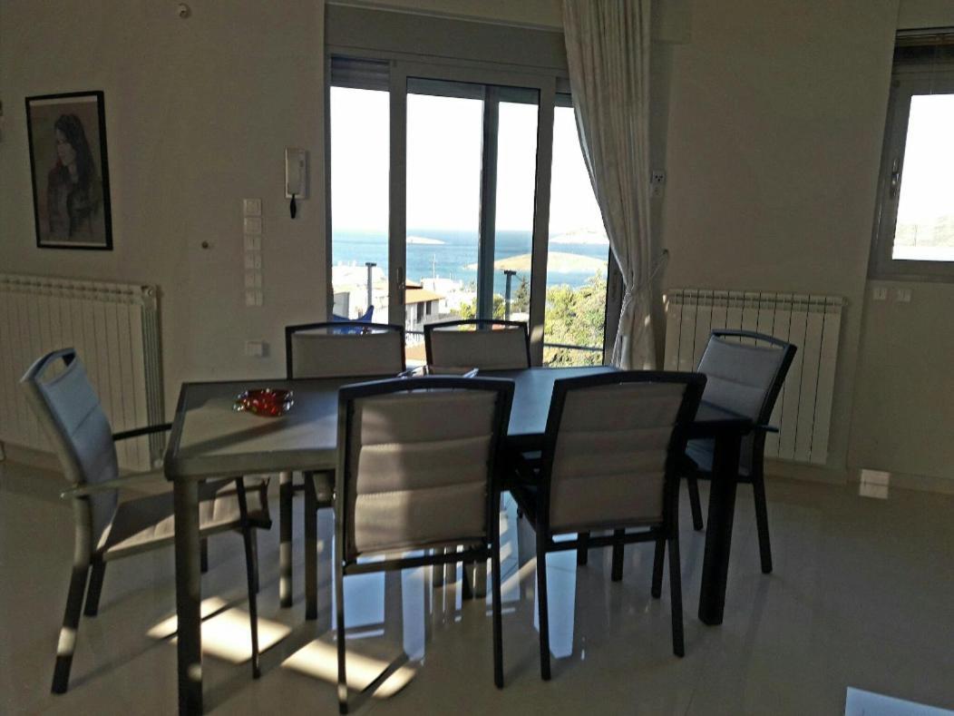 Seaview Pool Villa Near Beach And Athens Airport Pórto Ráfti Kültér fotó
