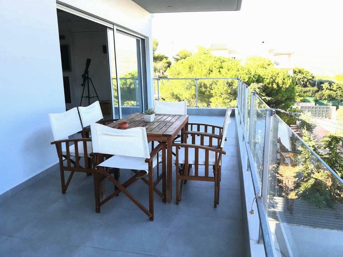 Seaview Pool Villa Near Beach And Athens Airport Pórto Ráfti Kültér fotó